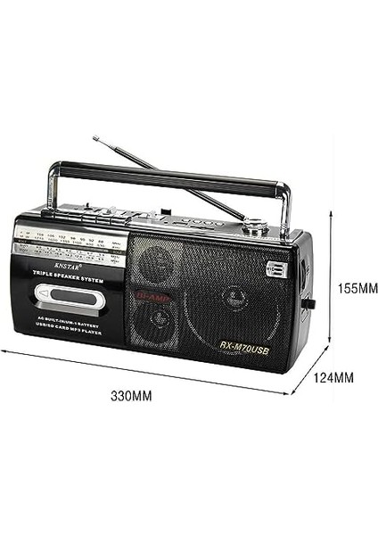 M-70BT Müzik Seti Kasetçalar Fm Radyo USB Mp3 Player Bluetooth Hoparlör fiyatları