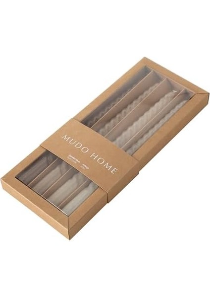 Concept 4lü Şamdan Mum Degrade Bej- 25CM fiyatları