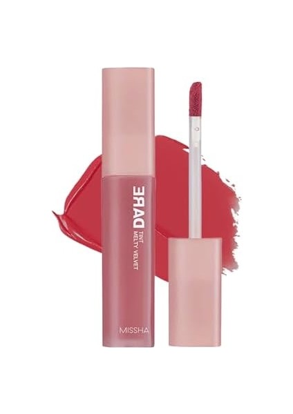 Mıssha Uzun Süre Kalıcı, Bulaşma Yapmayan, Kadifemsi Bitiş Sunan Tint Dare Tint Melty Velvet (Rosy Lofi)
