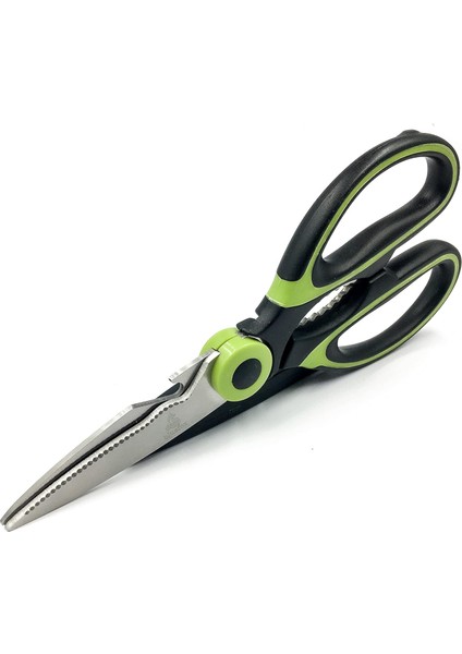 Yeşil Ağır Hizmet Tipi Mutfak, Çok Amaçlı Keskin Paslanmaz Çelik, Tavuk, Balık, Et, Sebzeler, Otlar, Barbekü, Çiçekler, Kuruyemişler Için Mutfak