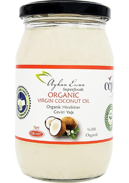 Ayhan Ercan Organik Hindistan Cevizi Yağı 300 gr