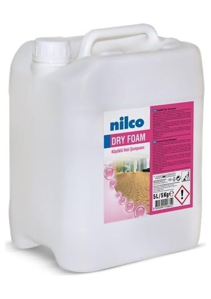 Nilco Dry Foam 5lt/5kg Kuru Köpük Parfümlü Halı Şampuanı
