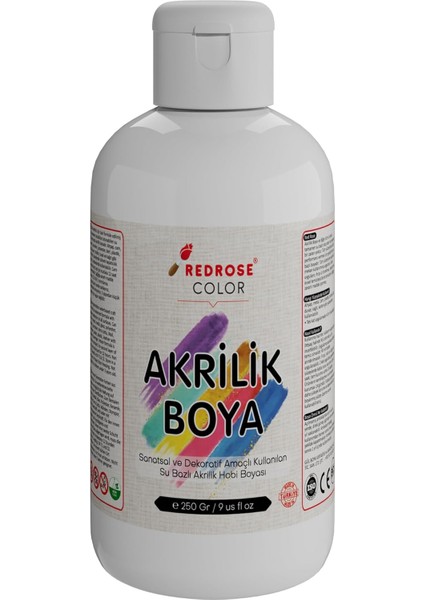 Rose Beyaz Akrilik 250 gr