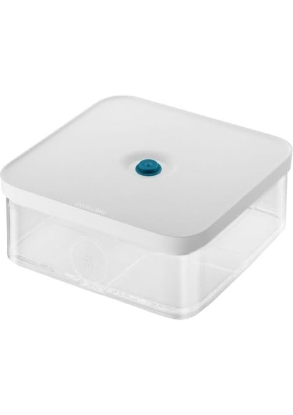 Fresh & Save Cube Vakumlu Saklama Kabı, L, 21 Santimetre, Şeffaf Akdeniz Mavisi