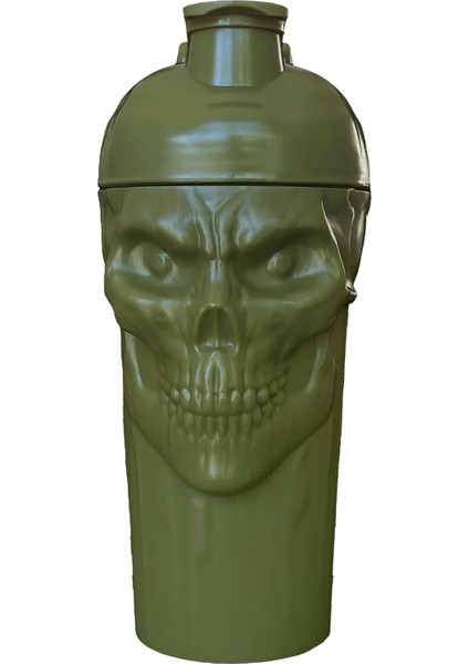 Jnx Sports Lanet! Kafatası Çalkalayıcı Şişesi, 24 Oz, Askeri Yeşil Sınırlı Üretim, Klasik Döngü Üstü Ek Mikser… fiyatları