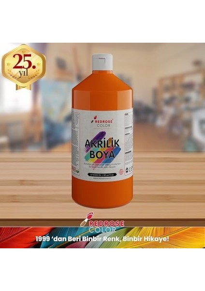 Rose Turuncu Akrilik 1000 gr fiyatları