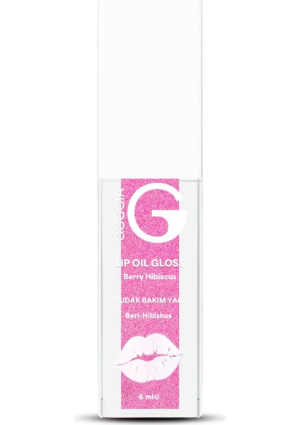 Goccia Lip Oil Gloss Berry Hibiscus – Işıltılı, Dolgun ve Yumuşacık Dudaklar