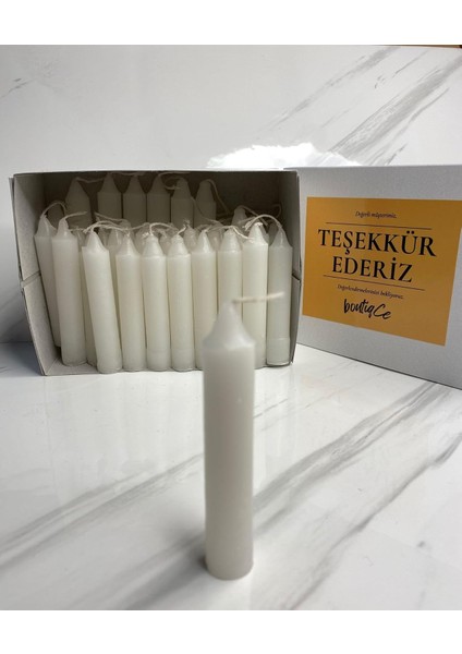 Adet Mum Bakkal Mumu (10 Cm)