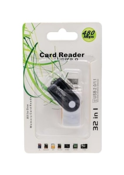 PM-2513 USB 2.0 Çoklu 32 In 1 Kart Okuyucu Sd/mmc * S fiyatları