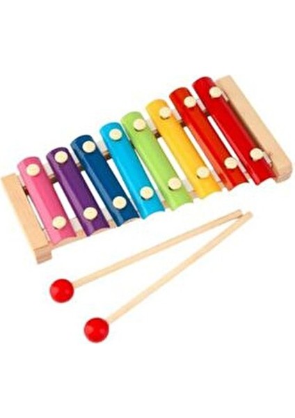 Ahşap Ksilofon Eğitici Müzik Oyuncağı 8 Nota ile Çocuklar İçin Doğal Ahşap modelleri
