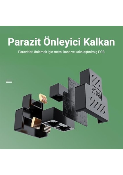 1 To 2 Ethernet Splitter Çoğaltıcı Adaptör modelleri