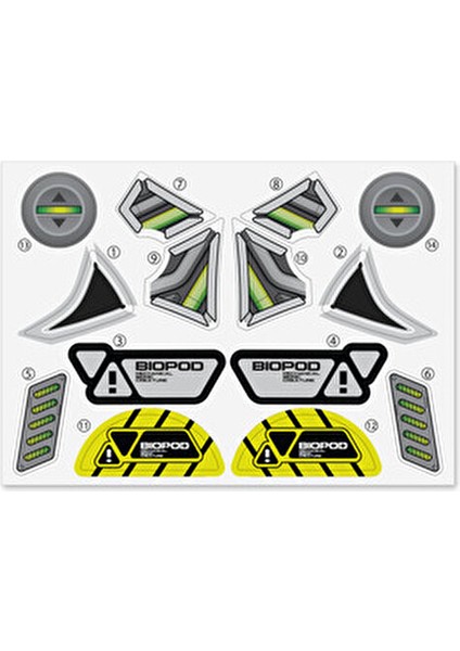 Biopod Inmotion Cyberpunk Dinozor Robot Beyaz Kapsül İçinde 18 Parça ile 5 Yaş ve Üstü İçin