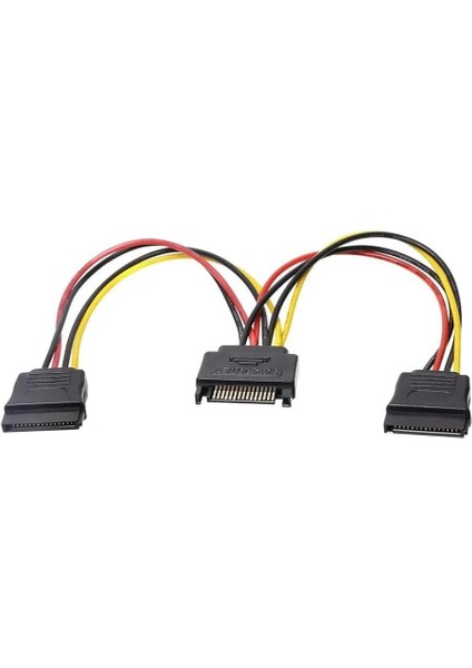 Plus PX-4426 Sata To Sata Çoklayıcı, Sata Pin Dişi-2 Port Sata Erkek Çoklayıcı, Sata Y Kablo Splitter HDD Bağlantı Kablosu