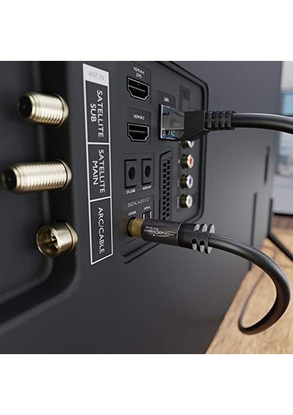 – 3m – Cinch Derin Bas Hoparlör Kablosu, 1x1 Cinch/rca, Ses/dijital/video (Koaksiyel Kablo, Rca Fişi/fiş, Amplifikatör/hifi, Ses Sinyali Veya Kompozit Video Için, 75 Ohm, Siyah) fiyatları