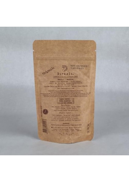 Dırkalı Doğal Damla Sakızlı Kahve 100G modelleri