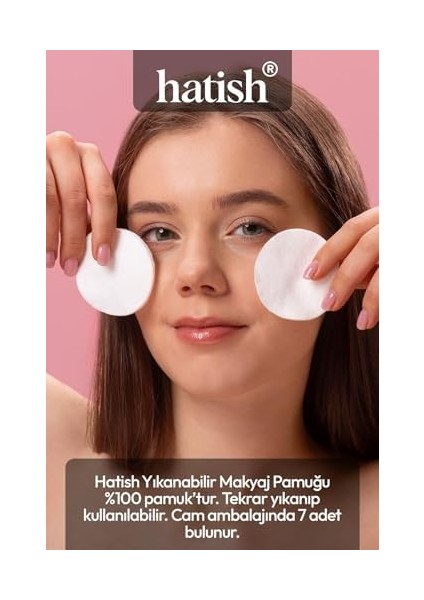 Hatish Yeniden Kullanılabilir Makyaj Temizleme Pamuğu fiyatları
