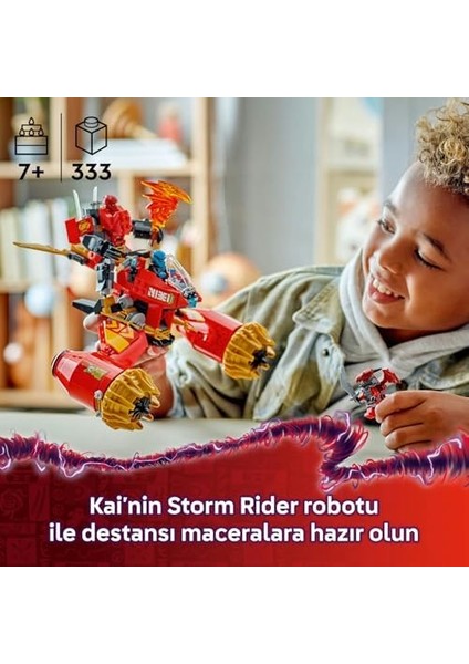 Kai’nin Fırtına Aracı 71830-7 Yaş ve Üzeri Çocuklar Için Yaratıcı Oyuncak Yapım Seti, Doğum Günü Hediyesi (333 Parça) modelleri