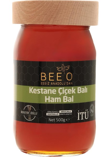 Bee'o Kestane Çiçek Balı (Ham Bal) 500 gr modelleri