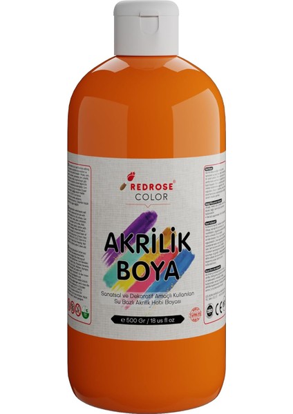 Rose Turuncu Akrilik 500 gr