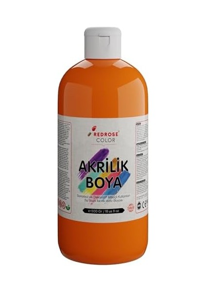 Rose Turuncu Akrilik 500 gr fiyatları