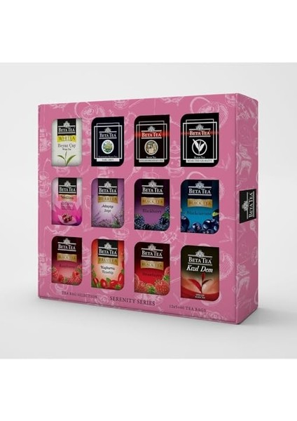 Beta Kare Serenity Poşet Çay 60'lı Set modelleri