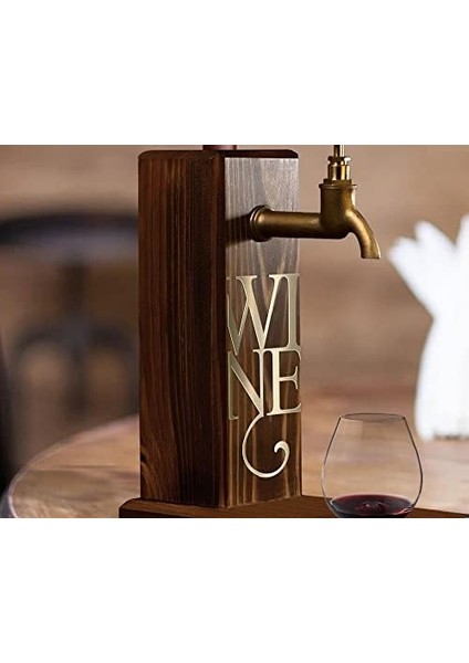 Özel Şarap Baskılı Musluklu Ahşap Içki, Içki Çeşmesi, Doğum Günü Hediyesi, Ev Hediyesi, Içecek Dispenseri modelleri