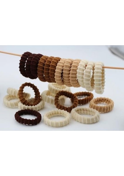 Okavango Kadın Kahverengi Ultra Esnek Tırtıklı 20 Li Havlu Lastik Toka Seti, Lastik Toka Seti, Toka Organizer, Toka, Kız Çocuk Toka, Kadife Toka fiyatları