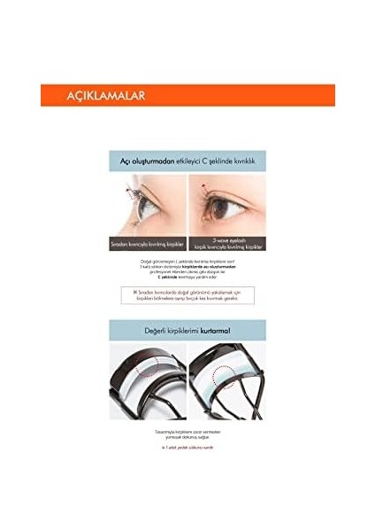 Mıssha 3 Kat Güçlü Kirpik Kıvırıcı 3-Wave Eyelash Curler