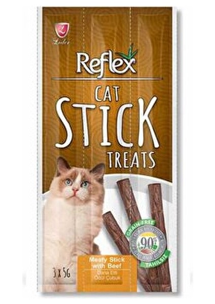 Kedi Ödül Çubuğu Biftek Lezzeti 5 gr 3 Adet 4 Aylık ve Üstü Kediler İçin fiyatları