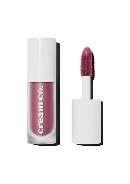 Cream Co. Allık Ruj Göz Farı Glow Tint Rich Berry, Nemlendirici Makyaj, 502 Bordo, Hyaluronik Asit Peptit