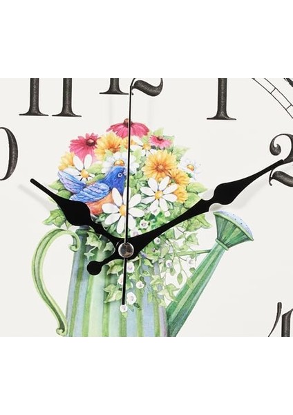 25 cm Dekoratif Plastik Cam Mutfak Duvar Saati fiyatları