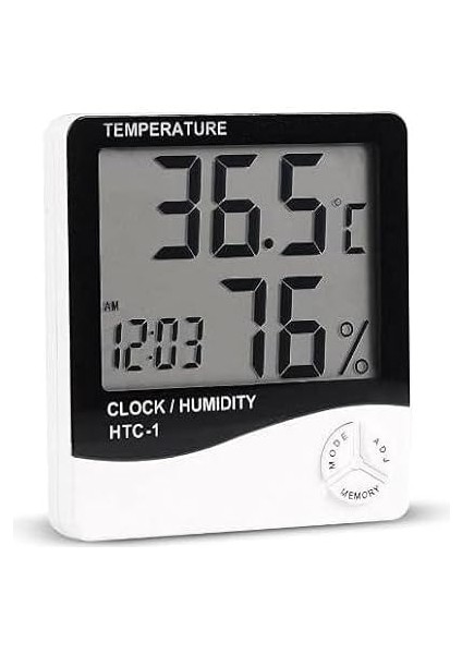 Iç Mekan Higrometre (Nem Ölçer) ve Termometre, Büyük Ekran, Masa Ayaklı, Asmalı,, Elektronik ve Nem Ölçer modelleri