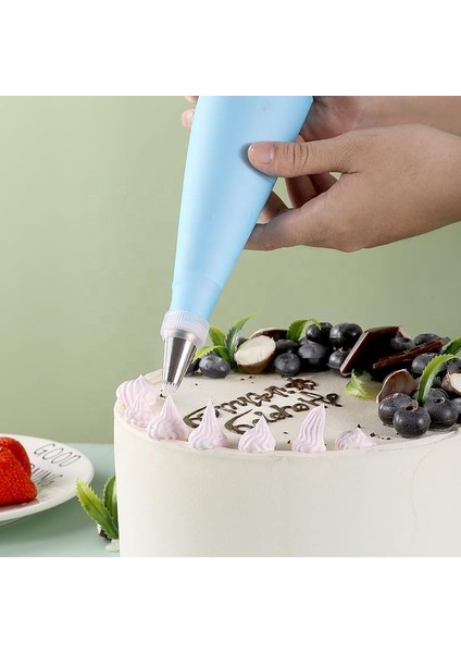 Parça Pasta Süsleme Seti, Krema Sıkma Torbası, Dekorasyon Duyu ve Spatula fiyatları