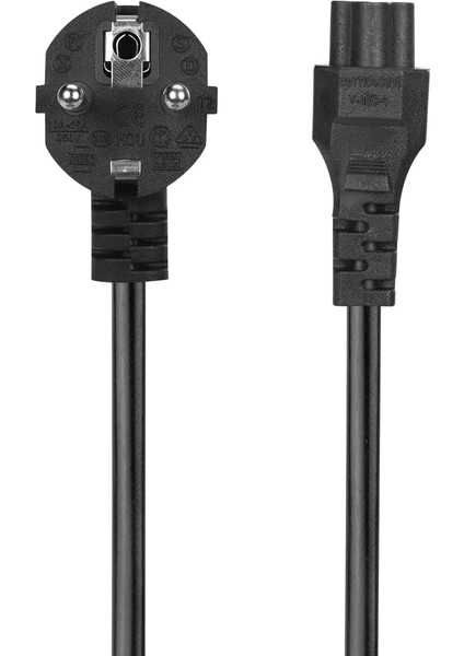 D48 1.5 Metre D48 Power Kablo Güç Kablosu 3 Pin Kutuplu Hp Asus Acer Laptop Şarj Cihazı Tv Yazıcı Projektör Ekran Şarj Kablosu Tüm Notebook Şarjları Uyumlu Power Kablosu