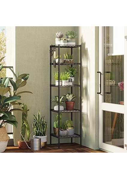 Rafı, Ayaklı Raf, Metal, Sağlam, 100 Kg'a Kadar Taşıma Kapasitesi LGR23BK modelleri