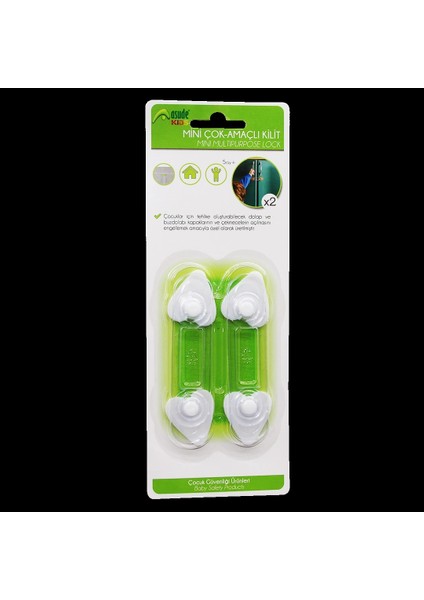 2 Parça Mini Çok Amaçlı Kilit Ç.emniyet (5047)