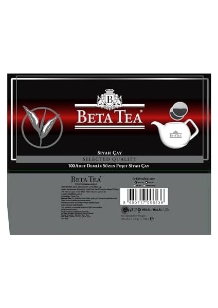 Beta Selected Quality Demlik Poşet 100X3.2 gr