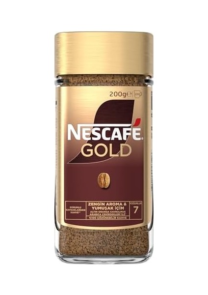 Nescafé Gold Çözünebilir Kahve, Kavanoz, 200 G fiyatları