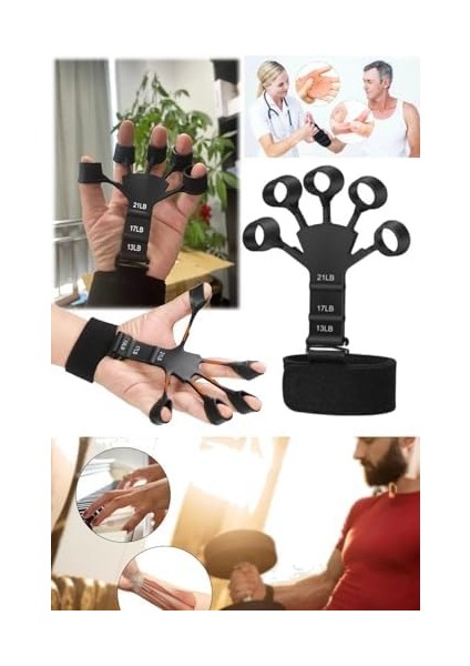 Özel Gitar Parmak Egzersiz Aparatı 6 Kademeli Damar Çıkartıcı El ve Parmak Güçlendirme Aleti fiyatları