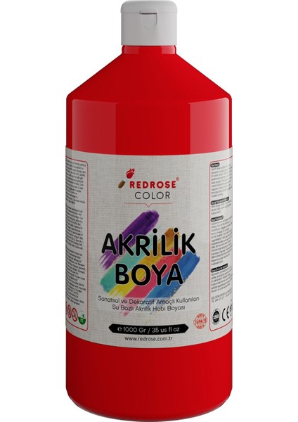 Rose Kırmızı Akrilik 1000 gr