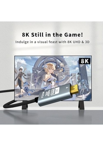 HDMI To HDMI Kablo, 8k 60Hz 200CM Yüksek Hızlı, HDMI Kablo 2 Metre Kablo Uzunluğu Vrr Tv/ps5/ps4/ Xbox Series X/monitör ile Uyumlu ZR860 fiyatları