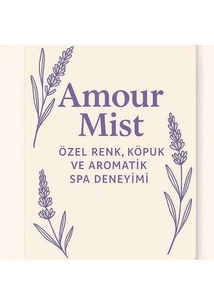 Amour Mist – Lavanta Büyüsü Banyosu | Köpüren Banyo Çayı | Romantik Spa Deneyimi | El Yapımı