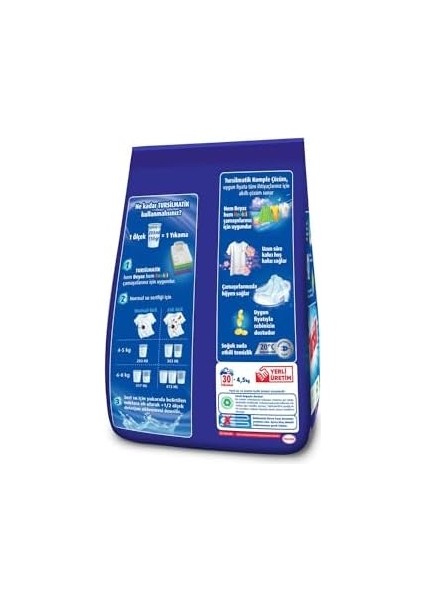 Tursil Matik Toz Çamaşır Deterjanı Oxi Enerji Leylak Bahçesi 4,5 kg 30 Yıkama , Leylak Bahçesi 4.5kg