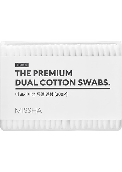 Mıssha Yumuşak Dokulu, Çift Taraflı Pamuklu Çubuk Dual Cotton Swabs 200 Adet fiyatları