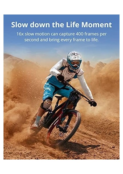 Brave 8 Aksiyon Kamerası, 4K60 Fps 48 Mp Wifi Su Altı Kamerası, Supersmooth Sabitleme, Dokunmatik Ekran, 150° Geniş Açı, 60 M Su Geçirmez Kamera, 8 x Zoom, 16 x Slo-Mo, 2 x 1550 Mah Pil fiyatları