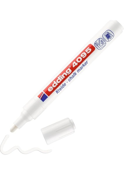 4095 Tebeşir - Beyaz - 1 Tebeşir - Yuvarlak Uçlu 2-3 mm