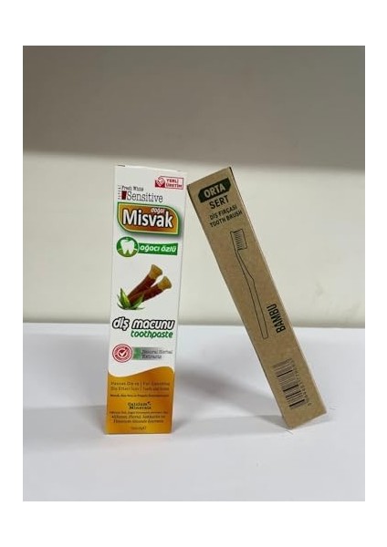 Bybars Misvak Diş Macunu Doğal Misvak Ağacı Özlü 75ML(120GR) Yanında Bambu Diş Fırçası fiyatları