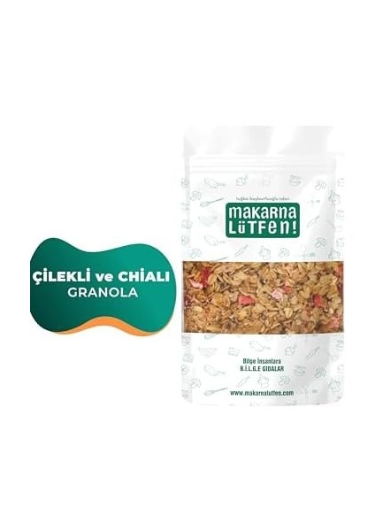 Makarna Lütfen! Çilekli Chialı Granola 250 gr