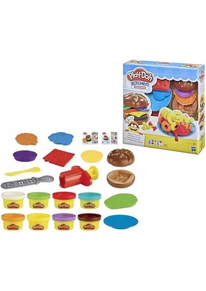 Play-Doh Mutfak Atölyesi Hamburger Seti E5112-E5472