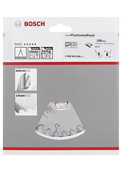 Vorritzblatt Konik, Laminated Için En Iyisi Panel, 100 x 22 Mm, Diş Sayısı 24, 1 Adet, 2608642606 modelleri